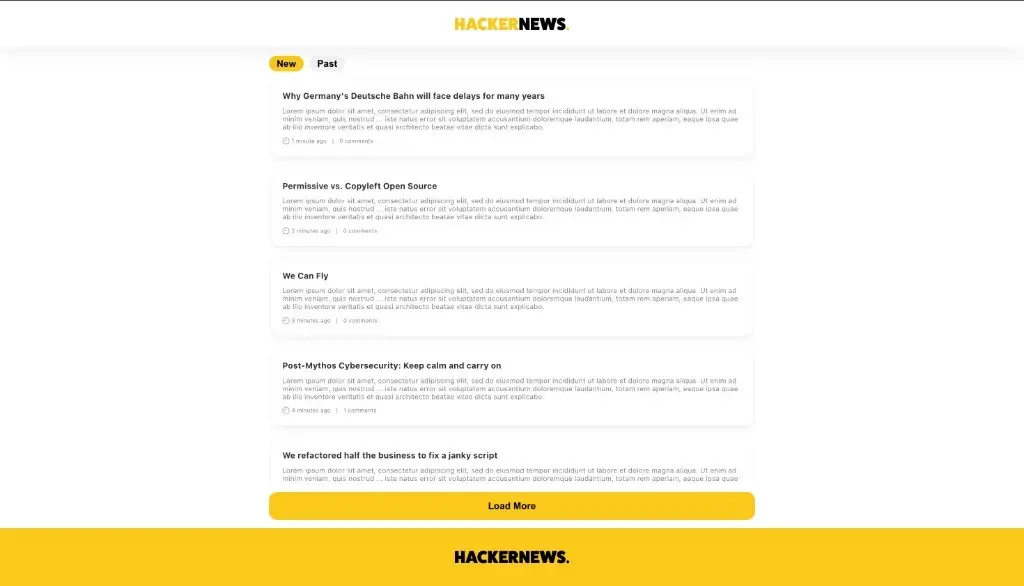 HackerNews Clone