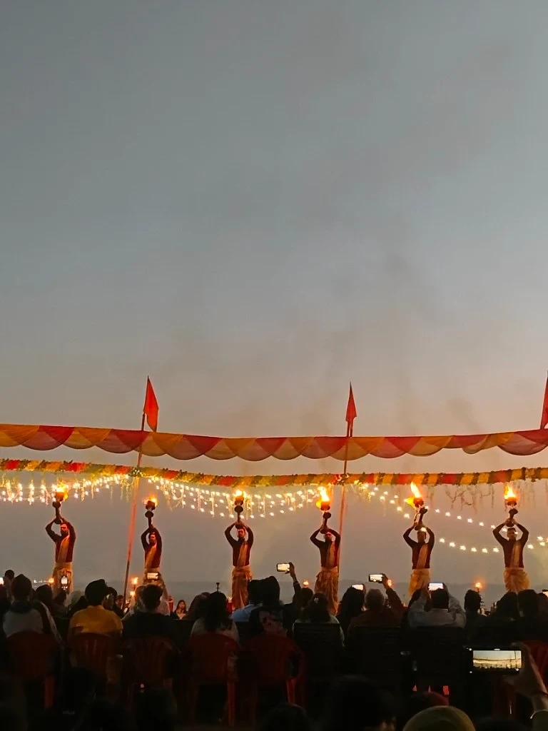 Ganga Aarti at Dusk